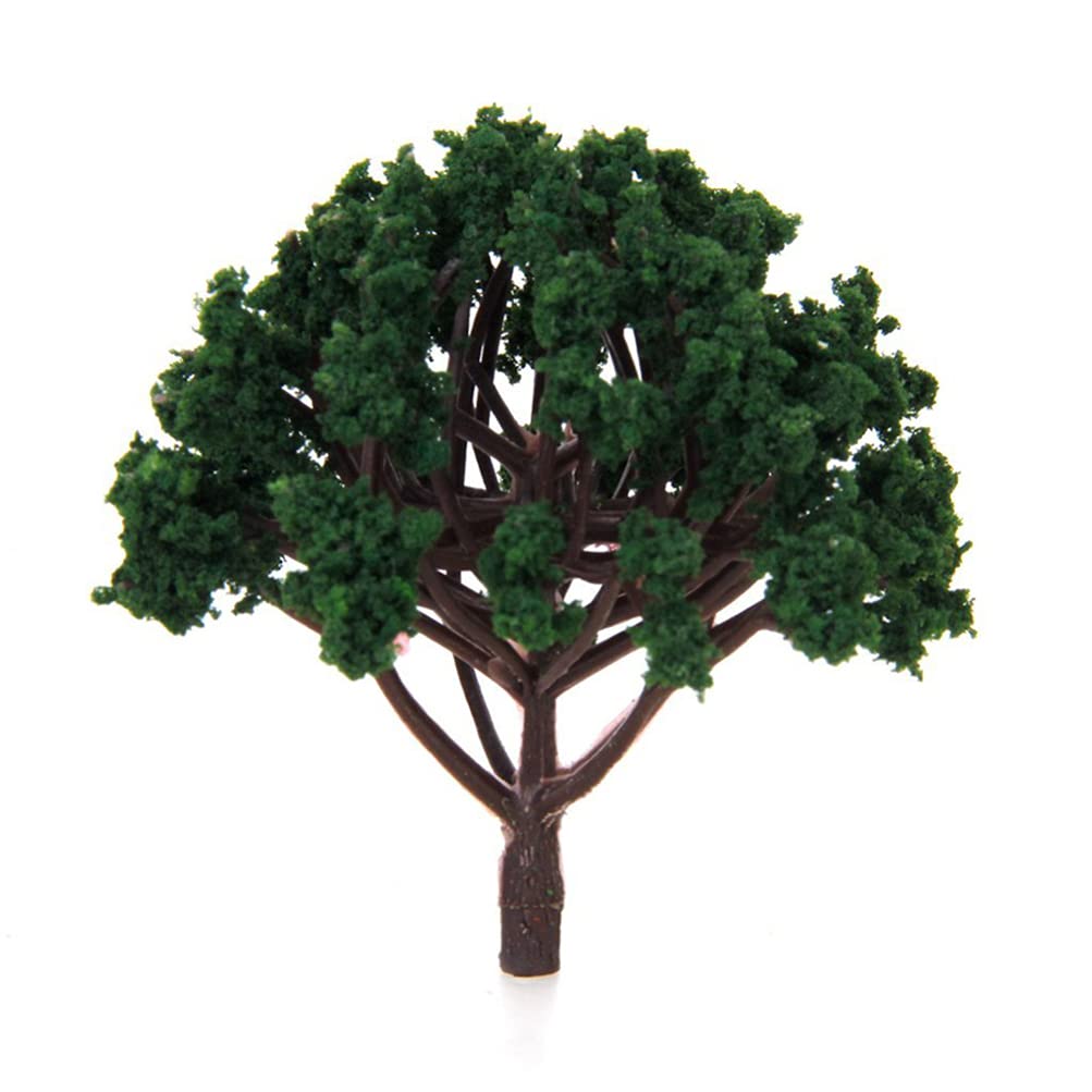 Angoily 20pcs Model Scenery Tree Yellow Scenery Layout Landscape Trees Model Trees Model Scenery Landscape Trees