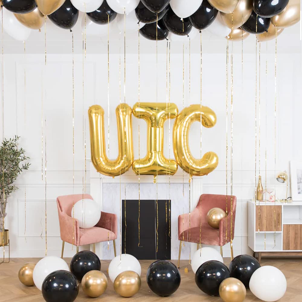 Gold Letter O Balloons 40 Inch - Big Size Jumbo Mylar Foil Helium Balloons for Birthday Party Wedding Anniversary Baby Shower Decorations/Golden O YUNSHANGMO