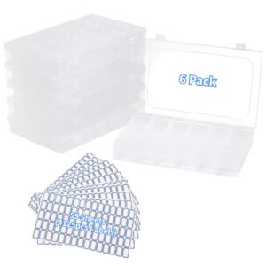 Anjetan 36 Grids Clear Plastic Organizer Box