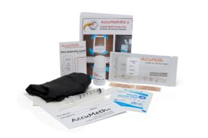 accumeth0.1 methamphetamine residue detection test kit for homes | 0.1 µg/100cm2 legal standard (pack of 1)