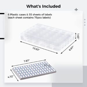 Anjetan 36 Grids Clear Plastic Organizer Box