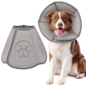 soft dog cone pet cone dog recovery collar cone for dogs after surgery,adjustable cone collar dogs elizabethan collar