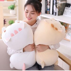 COSGOO Cute Plush Cat Stuffed Squishy Animal Cat Cylindrical Body Cat Pillow,Super Soft Cat Hugging Toy Pillow Kids Kawaii Sleeping Cat Pillow Gifts for Bedding Decor or Home Decor 24-Inch