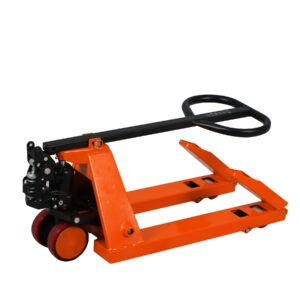 Tory Carrier Narrow Pallet Truck, Manual Hand Truck, Mini Pallet Jack, Foldable Handle and Forks 2200lbs Capacity 31.5" Lx15 W Froks