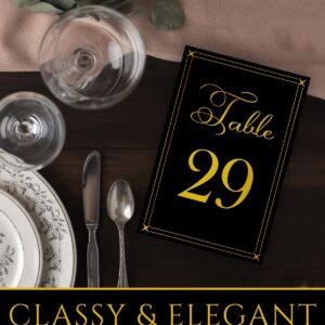 Table Numbers, Black and Gold Wedding Table Numbers, Table Numbers for Wedding Reception, Table Number, Table Numbers 1-20, Table Number, Table Number Holders, 1-30 number, Head Table sign