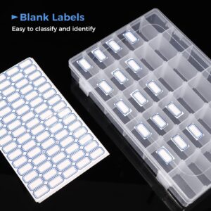 Anjetan 36 Grids Clear Plastic Organizer Box