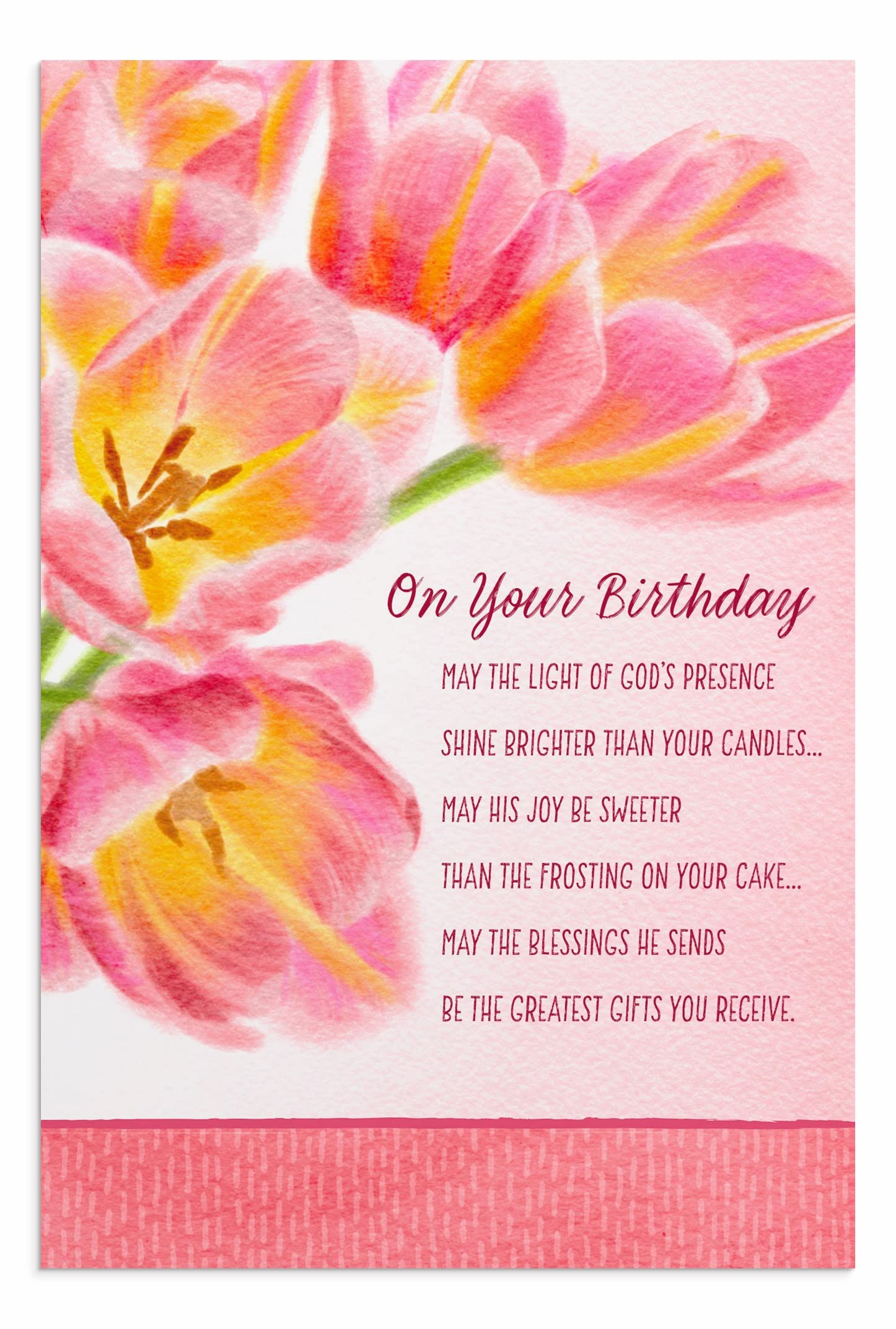 DaySpring - There is No One Like You - 4 Floral Birthday Card Assortment with Scripture - 12 Birthday Boxed Cards & Envelopes (U1199)