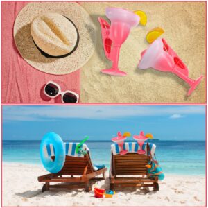 4 Pack Beach Towel Clips for Beach Chairs Cruise Patio and Pool Accessories, Plastic Clothes Pins Pool Towel Clips for Pool Chair Clips for Beach Towels Lounge Chairs, Chair Clips Towel Holders