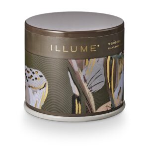 ILLUME Vanity Tin Candle, Woodfire