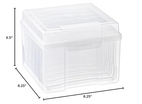 Simply Tidy 5”; x 7”; Clear 6-Case Photo Storage Keeper