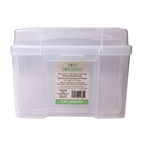 Simply Tidy 5”; x 7”; Clear 6-Case Photo Storage Keeper