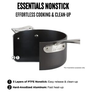 All-Clad Essentials Nonstick Cookware (8.5 Inch Fry Pan)