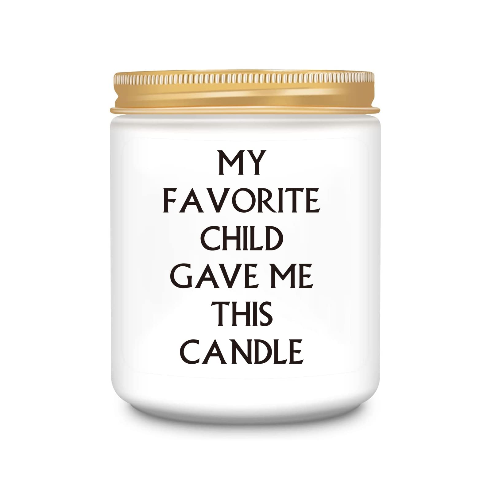 Gifts for Mom Dad from Daughter Son - Best Mom Dad Ever Gifts, Funny Mothers Day & Fathers Day & Birthday & Thanksgiving & Christmas Gifts, Lavender Scented Candle(7oz)