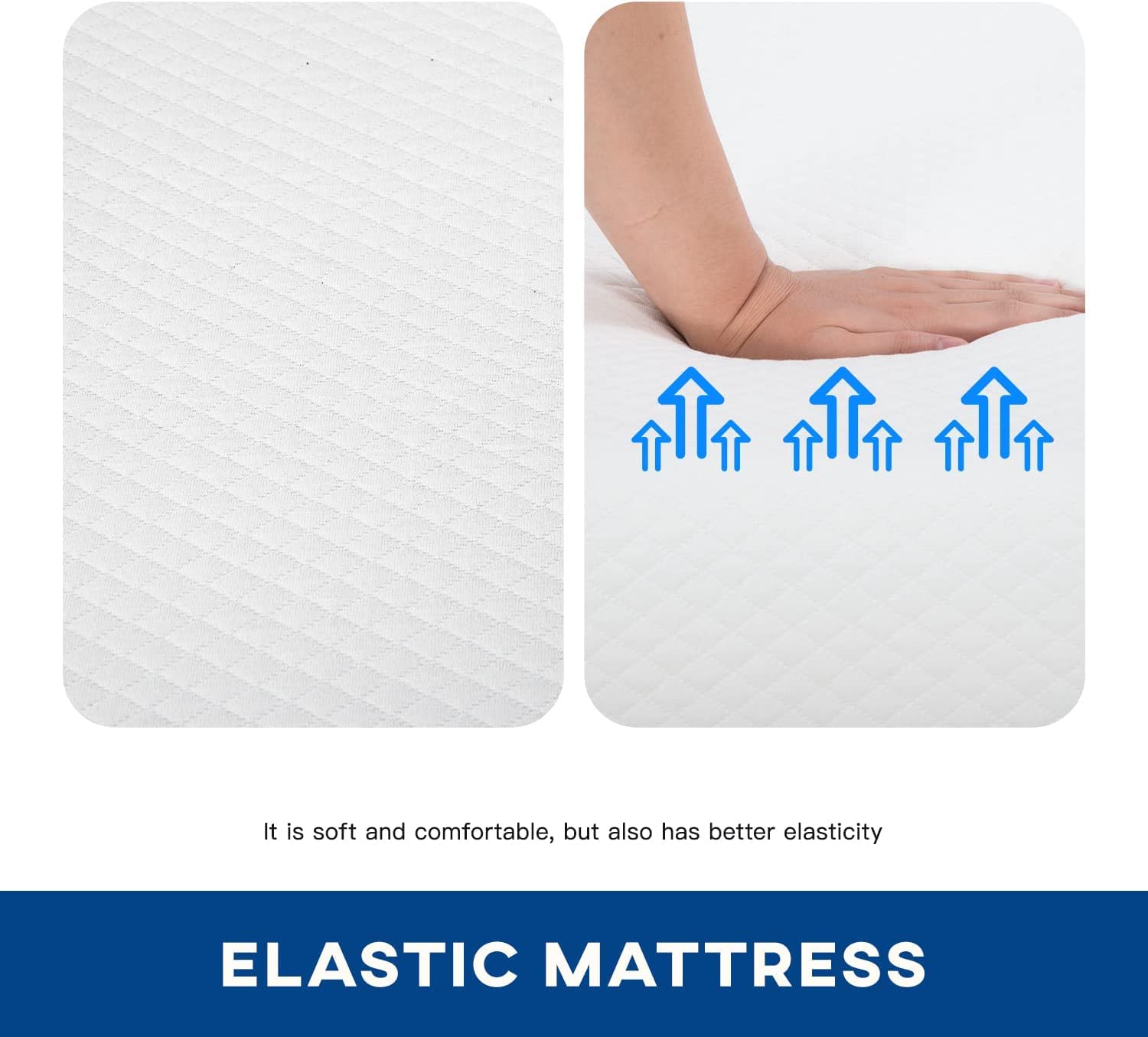 Queen Mattresses, 6 Inch Gel Memory Foam Mattress Queen for Back Pain Relief, Medium Firm Mattress in a Box, CertiPUR-US Certified, Fiberglass Free, with Washable Cover