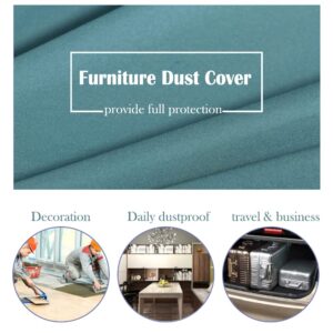 SUNSURE Furniture Dust Cover for Sofas, Chairs, Queen Size Mattress, Indoor Outdoor Furniture Dust Cloth, Home Dust Cover - Blue (94.5x118inch)