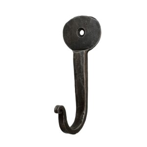 living ideas hand forged metal hooks handmade wrought iron wall mounted coat hook blacksmith metal wall towel hooks rack black antique finish wall hooks