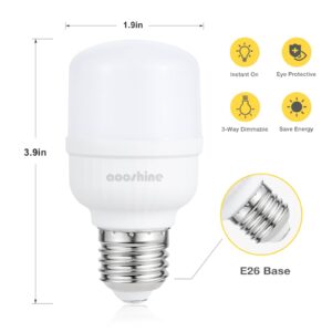 aooshine Q50 Dimmable LED Light Bulb - 3000K Warm White LED Light Bulb, Standard E26 Base, 1 Pack, 650 Lumens, 120Volts 6Watts LED Lighting Bulbs for Lamp