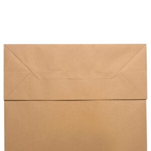 Brothersbox Small Brown Kraft Paper Bags with Handles 100PCS - 5.25*3.25*8 Inch Bags for Birthday Party Grocery Retail Shopping Business