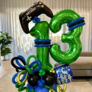 Dark Green Number 3 Balloon,40 Inch Green 3 Balloon Number,Large Mylar Foil Helium Number 3 Balloons for Birthday Party Celebration Decorations Graduations Anniversary