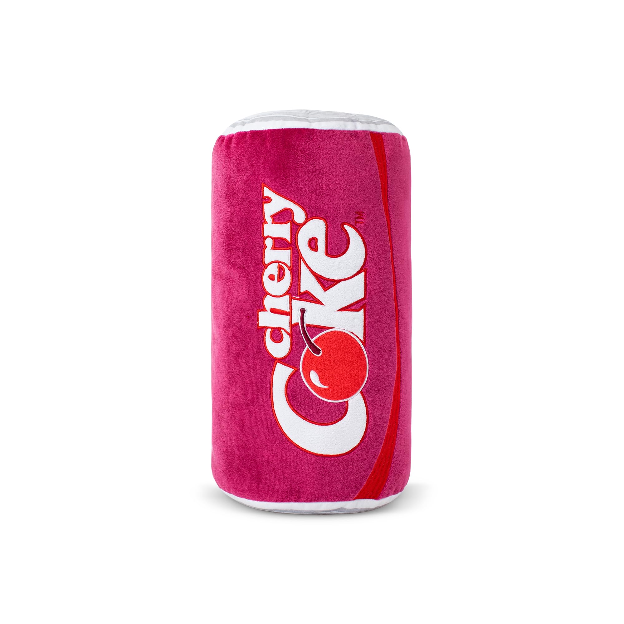 Cherry Coke, 15" Novelty Plush Can, Dorm Decor, Squishy Soft Throw Pillow, Collector Toy