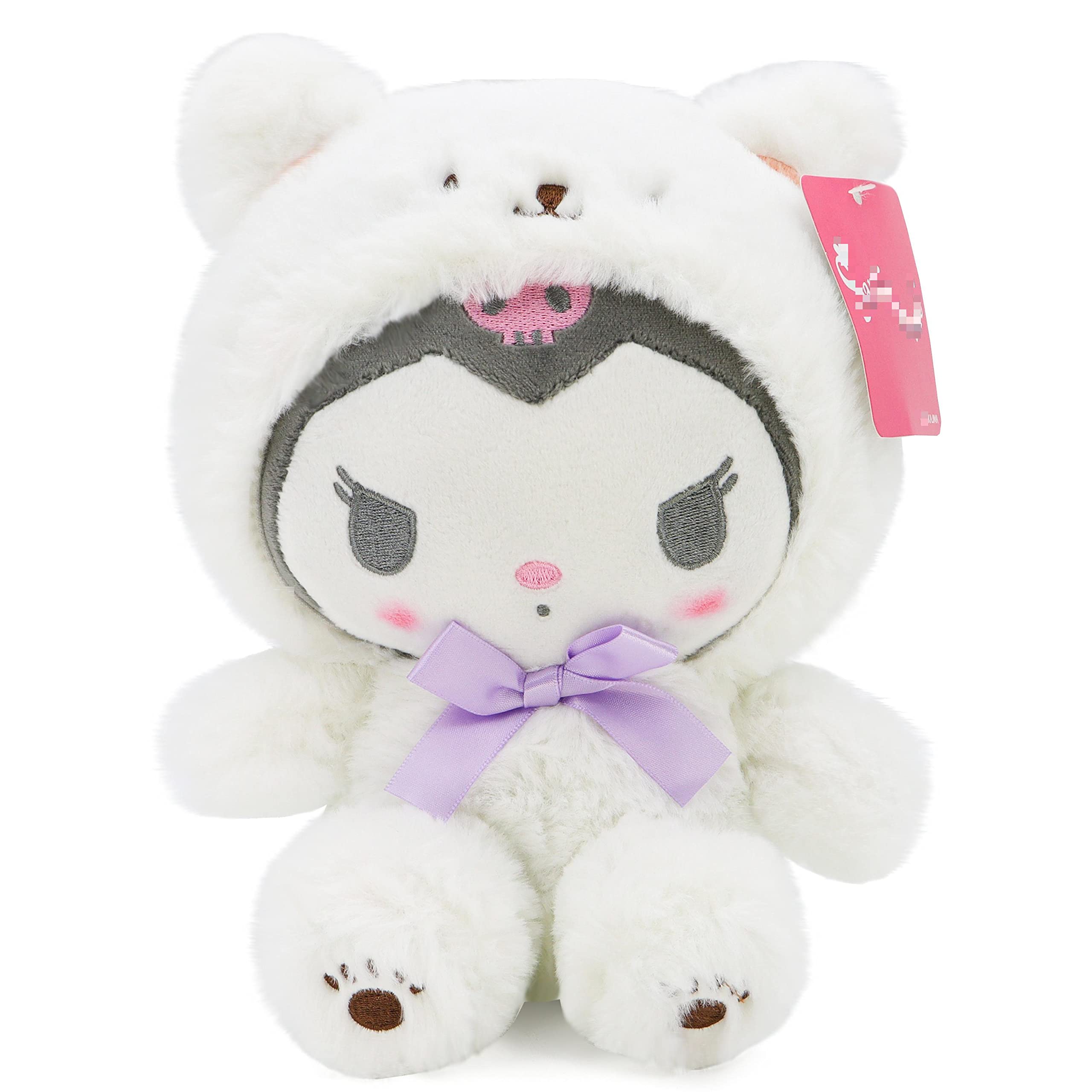 COAQAC Kawaii Cartoon White Bear Cross-Dressing Series Plush,Soft Plush Doll Cute Soft Toys, Plush Pillow Stuffed Animals Toy Birthday Gifts for Girls Kids