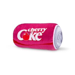 cherry coke, 15" novelty plush can, dorm decor, squishy soft throw pillow, collector toy