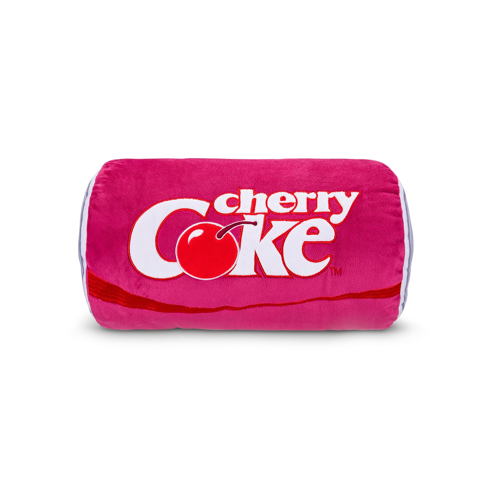 Cherry Coke, 15" Novelty Plush Can, Dorm Decor, Squishy Soft Throw Pillow, Collector Toy