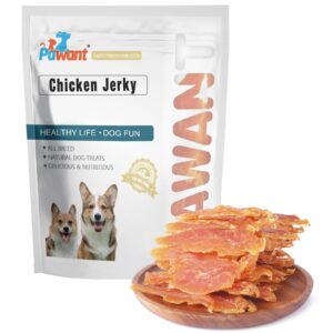 pawant chicken jerky for dogs treats training snacks dog chew treats rawhide free for small and large dog 2lb/908g