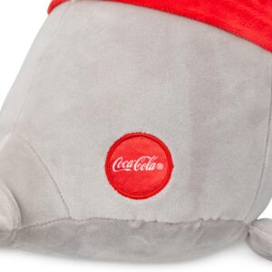 Coca-Cola 9" Seal with Scarf Snowball Plushies, Soft, Squishy Stuffed Animal, Great Gift for Boy, Girl, Kids & Toddlers for Christmas & Birthdays, Cuddle Pillow, Dorm Bed Décor