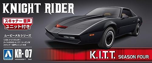 Aoshima Knight Rider: Knight 2000 K.I.T.T. (Season IV Scanner Ver.) 1:24 Scale Vehicle Model