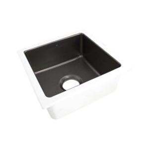 native trails precious metals kitchen sink with gunmetal finish pmb1515-m