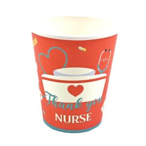 LOONELO 52pcs Thank You Nurse Party Supplies, Happy National Nurses Appreciate Week Table Party Decorations, Disposable RN Graduation Congrats Tableware Set Plates,Napkins,Cups