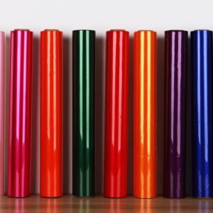 POPGIFTU Cellophane Wrap Paper Rainbow Color | Unfolded 86CM Wide X 15M Long | Iridescent Film Cellophane Gift Wrap | Florist Flower DIY Wrap Wedding Birthday Present Gift Package Wrapping