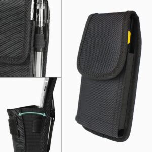 Barcode Scanner Holster, Rugged Carrying Case with Metal Clip & Belt Loops Fit for TC70 EDA50 EDA51 CT40 CT50 CT60,M60, MC67 MC40N0 Handheld Barcode Mobile Computer