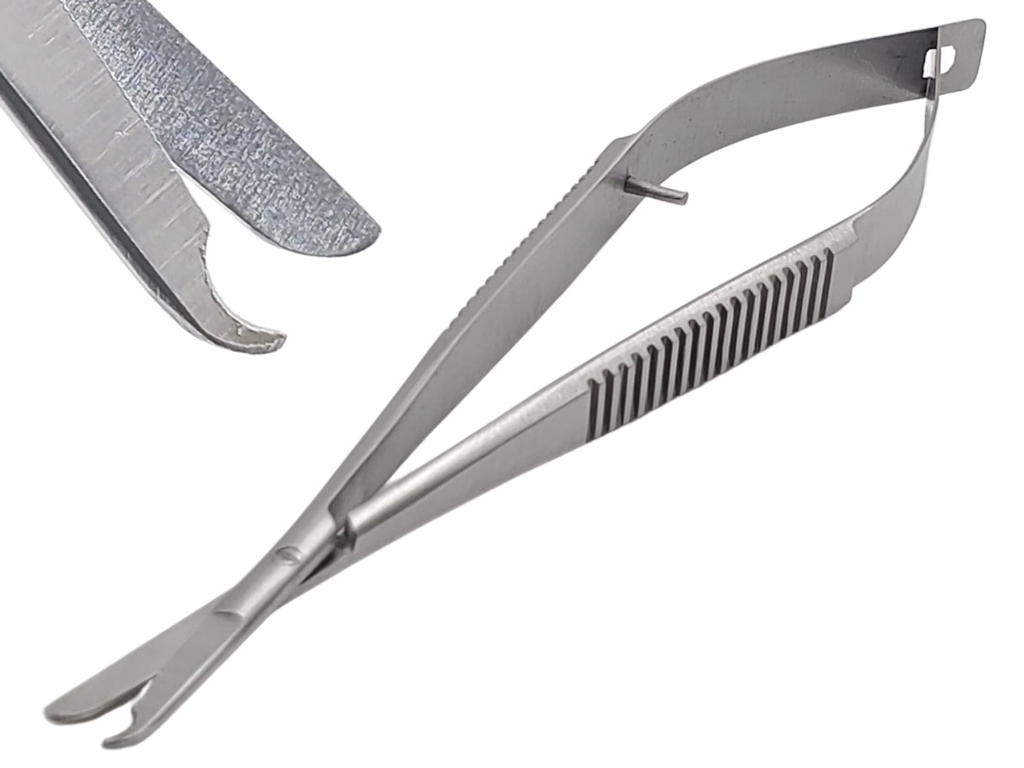 Spring Action Micro Snip Stitch Removing Castroviejo Scissors 5.5 Inches for Fine Stitch Removal, Embroidery, and Micro Surgical Sutures by Artman Instruments