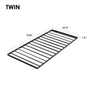 Mellow Metal Bunkie Board, Twin, Black