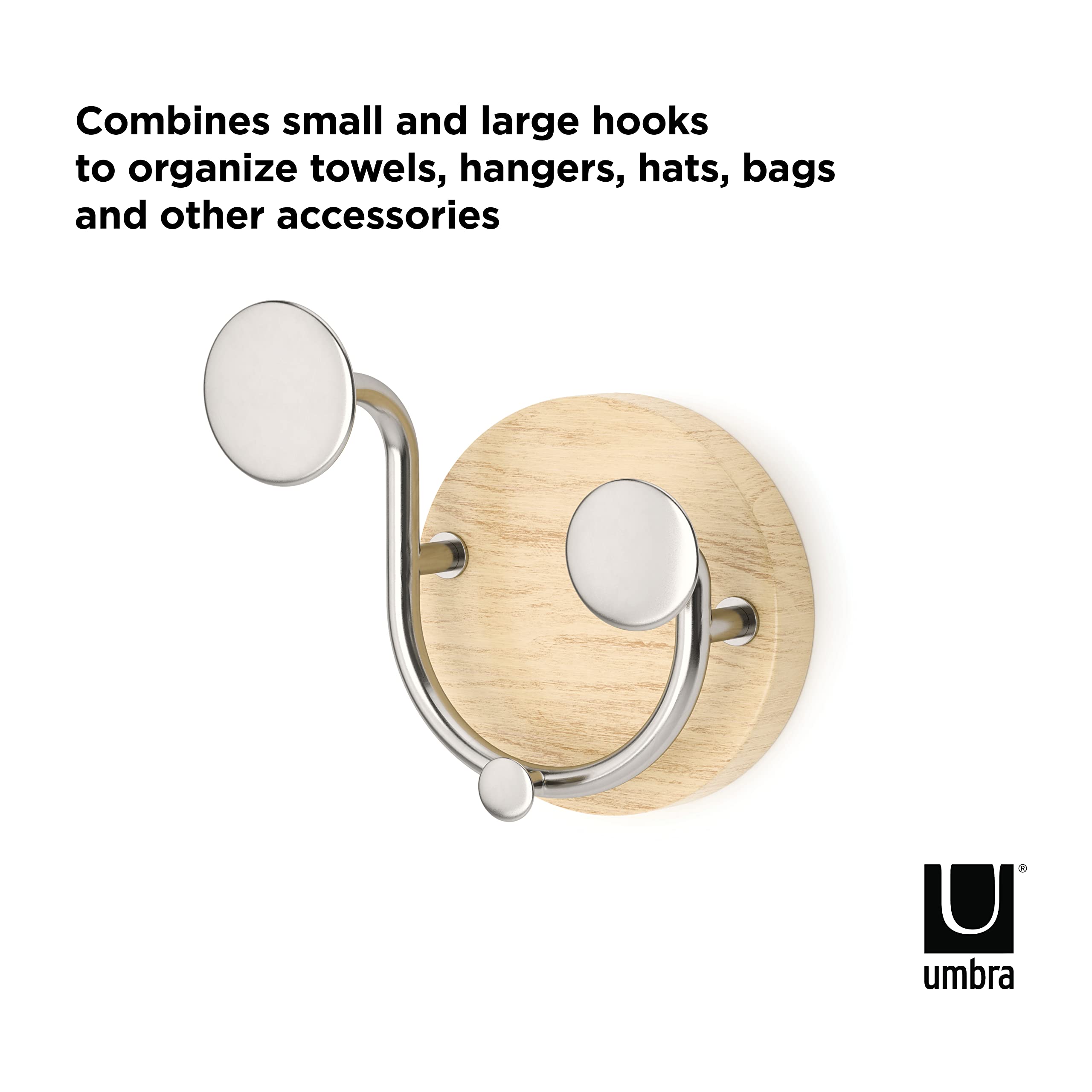 Umbra Melody Valet Wall Mounted Hook, Natural