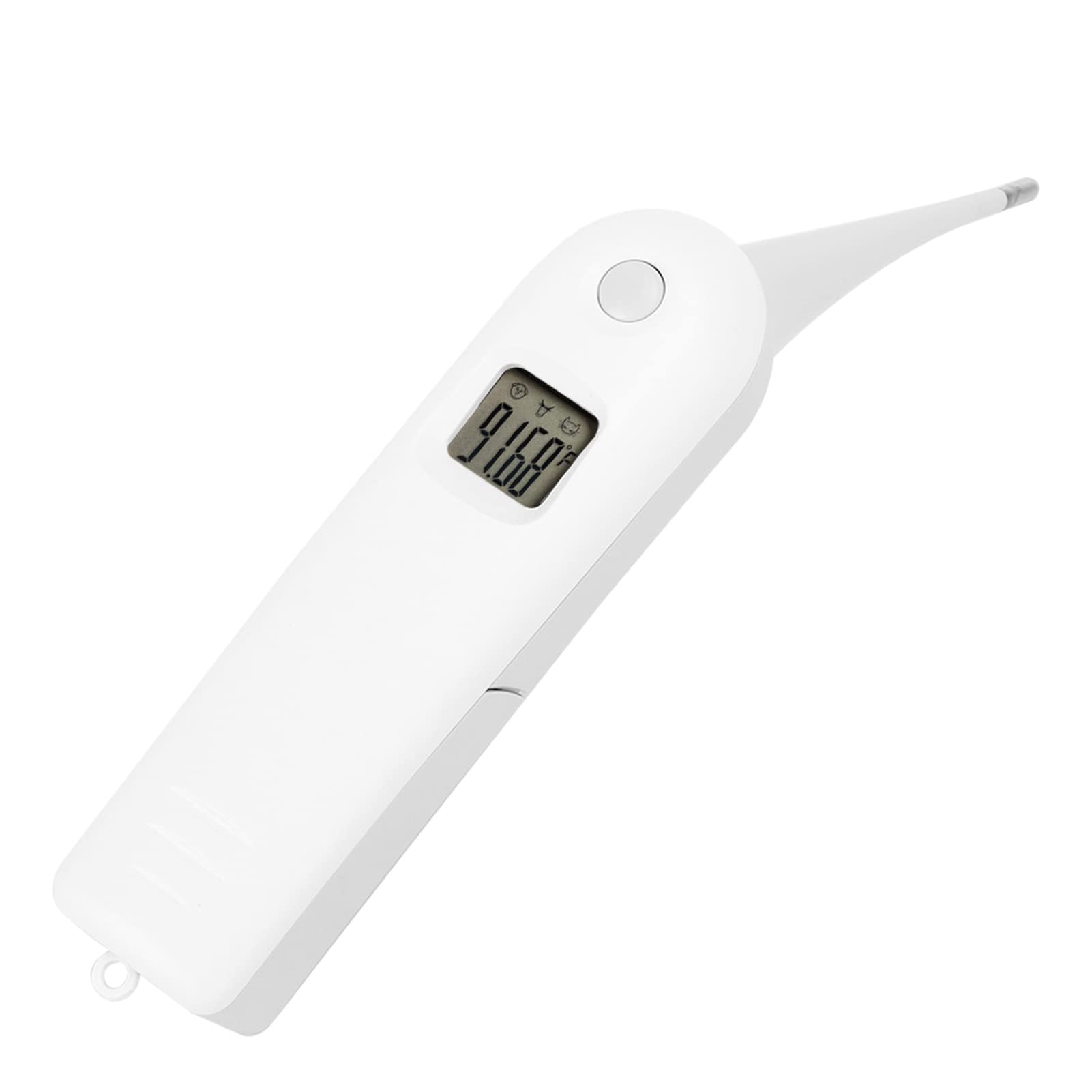 Electronic Pigs Cattle Sheep Thermometer, Dog Thermometer Pet Thermometer Anus Thermometer Fast Digital Veterinary Thermometer Temperature Tester for Livestock