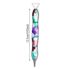 1 Set Resin Diamond Painting Pen Point Drill Pens Anti-Slip Diamond Painting Mat Cross Stitch Embroidery DIY Craft Accessory - (Color: 1)