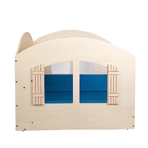 Children’s Factory Children's Factory Value Line Reading Nook, Kids Bookshelf, Toddler Bookshelf Reading Nook, Blue