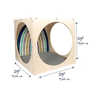 Children’s Factory Tranquility Cube Reading Nook, Wooden