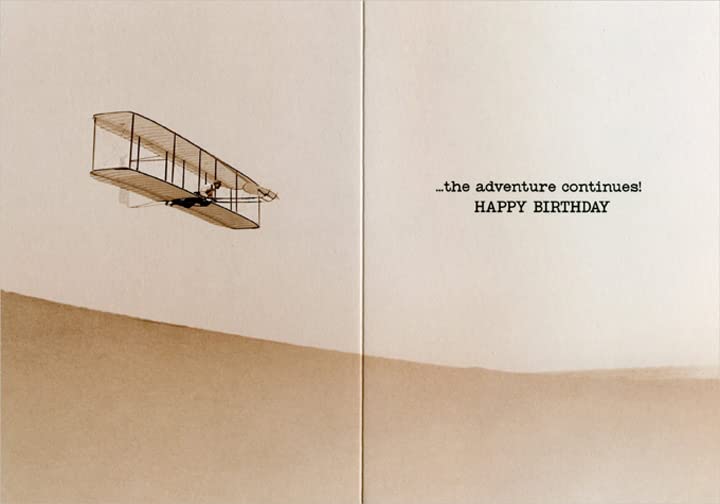 Avanti Press Wright Brothers Airplane Test Flight Vintage Photograph America Collection Birthday Card