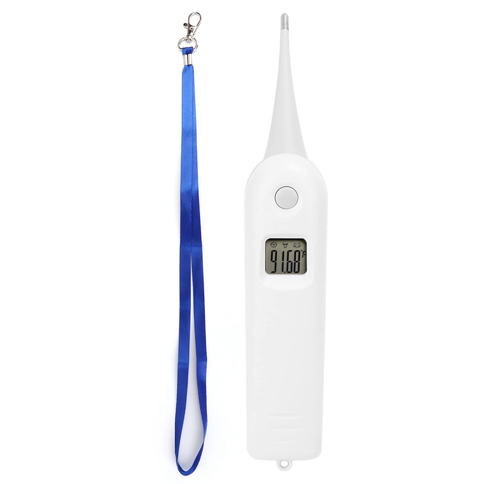 Electronic Pigs Cattle Sheep Thermometer, Dog Thermometer Pet Thermometer Anus Thermometer Fast Digital Veterinary Thermometer Temperature Tester for Livestock