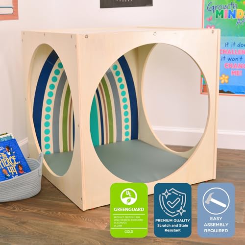 Children’s Factory Tranquility Cube Reading Nook, Wooden