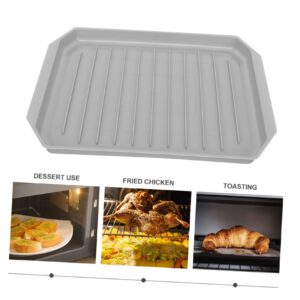 Bacon Cooker Grill Meat Grill Plate Oven Baking pan Meat Resting pan Oven Bacon cookers air Fryer pan Microwave Bacon Cooker Toaster Oven Pans Stove Micro-Wave Oven