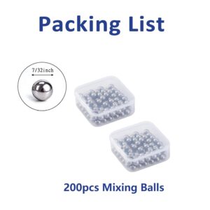 FOUR E'S SCIENTIFIC 200pcs 7/32in Mixing Balls, Accessories for Mini Vortex Mixer