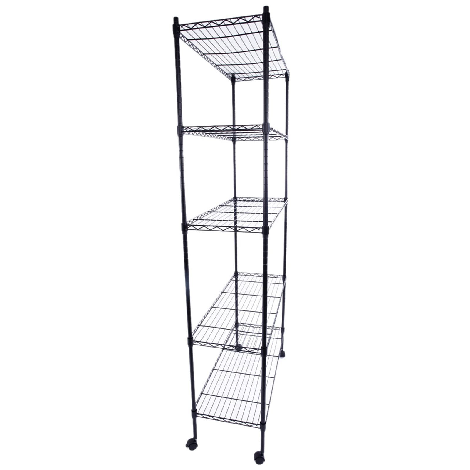 DDOY Storage Shelves Utility Shelf Rack Shelf Space Saver Metal Shelf Shelf Storage Wire Rack Shelving Metal Rack Shelves for Closet Organization