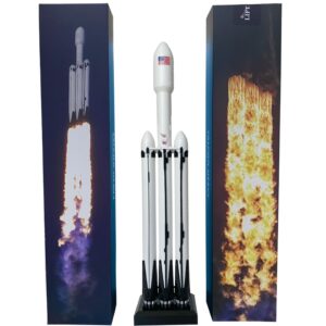 wltk Space X Falcon Heavy 1/233 Diecast Rocket Model