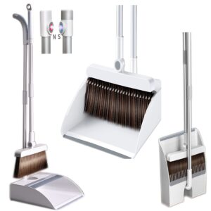 magnetic suction broom dustpan suit,broom and dustpan set for home, dustpan and broom set, broom and dustpan combo for office home kitchen lobby floor use dustpan broom set