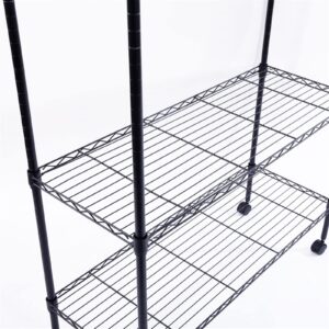 DDOY Storage Shelves Utility Shelf Rack Shelf Space Saver Metal Shelf Shelf Storage Wire Rack Shelving Metal Rack Shelves for Closet Organization